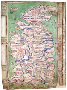 Matthew paris's map of Britain.